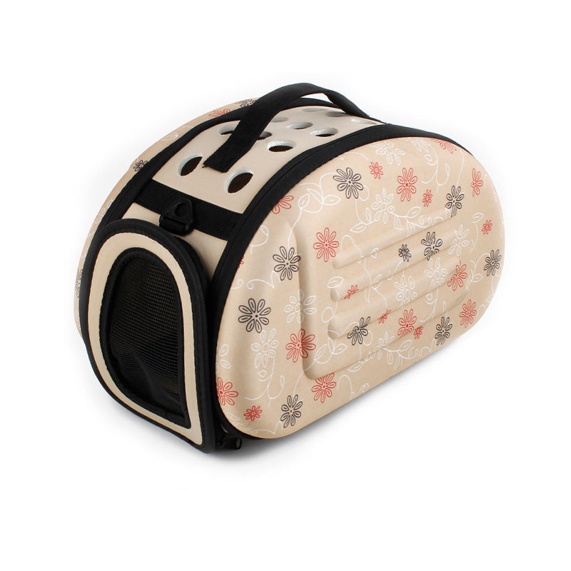 Pet Space Bag Foldable Pet Handbag Out Portable Pet Shoulder Bag Printing