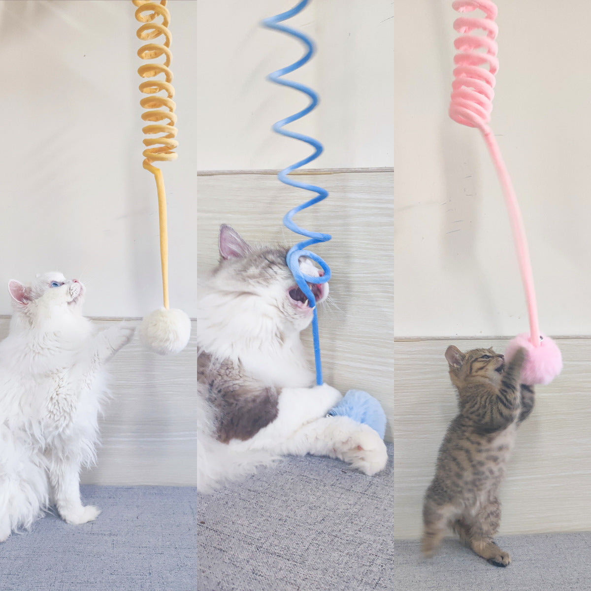 VeluSpring Cat Toy