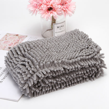 Pet Chenille Extra Size Quick-drying Absorbent Towel