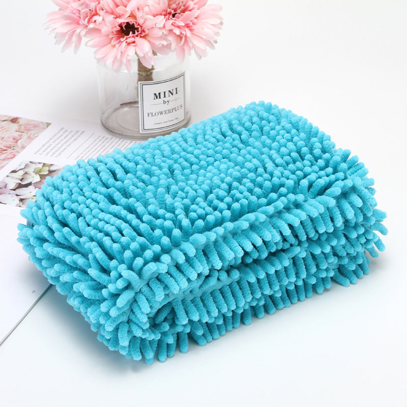 Pet Chenille Extra Size Quick-drying Absorbent Towel